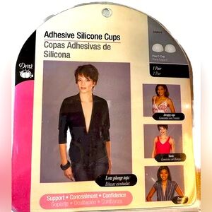 New DRITZ Adhesive SILICONE Cups (1 pr) Fits c/Cup MODEL 53093-C bra substitute